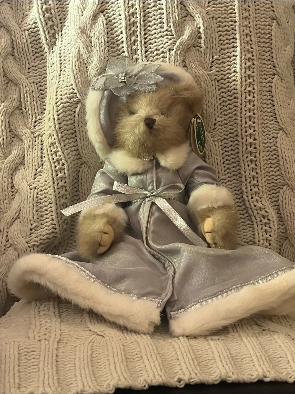 The Bearington Collection Cecilia #1102 Plush Girl Jointed Bear Excellent